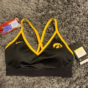 Iowa Hawkeye Nike Sports Bra